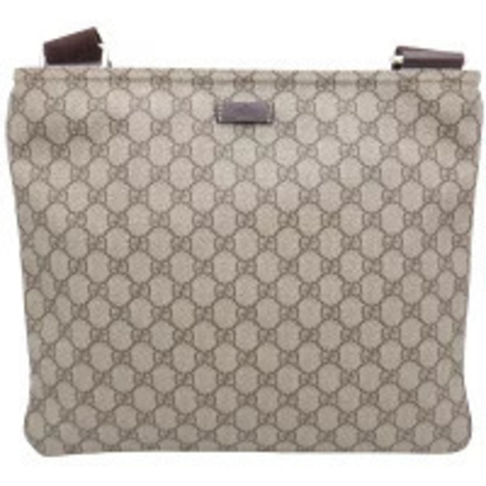 Gucci Imprime Beige Crossbody GG Brown Slim Canvas Clutch Bag Shoulder